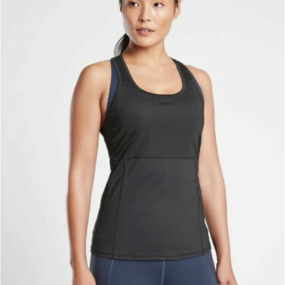 Athleta Vitality Rib Tank - Black